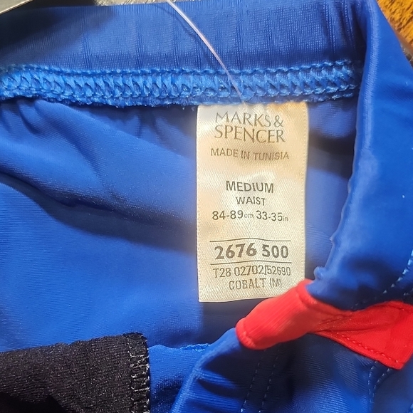 Marks & Spencer Blue Swim Briefs - Picture 3 of 4